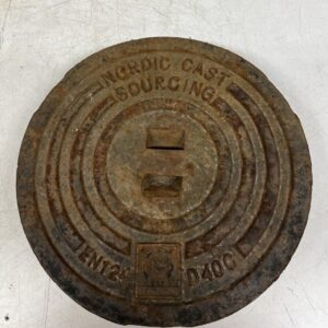 Valurautainen kaivon umpikansi Nordic Cast Soursing 30 cm - Purkukolmio.fi