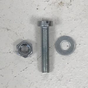 Sinkitty teräsruuvi M3x16 mm, mutteri ja aluslevy 20 kpl - purkukolmio.fi