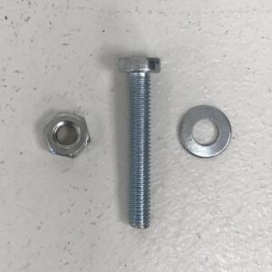 Sinkitty teräsruuvi M3x20 mm, mutteri ja aluslevy 20 kpl - purkukolmio.fi