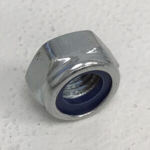 Lukkomutteri M10 nyloc sinkitty - purkukolmio.fi