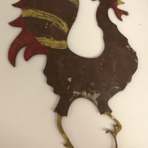 Koristekukko terästä korkeus 42 cm - purkukolmio.fi