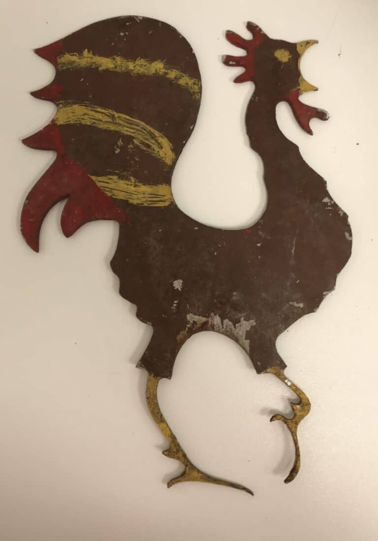 Koristekukko terästä korkeus 42 cm - purkukolmio.fi