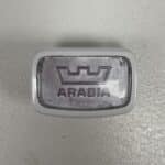 Wc-istuimen vesisäiliön kulmikas vetonuppi Arabia, valkoinen - purkukolmio.fi