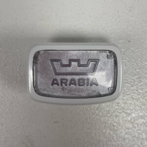 Wc-istuimen vesisäiliön kulmikas vetonuppi Arabia, valkoinen - purkukolmio.fi