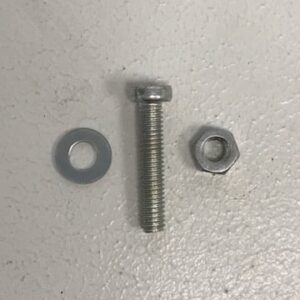 Sinkitty teräsruuvi M4x20 mm, mutteri ja aluslevy 10 kpl - purkukolmio.fi