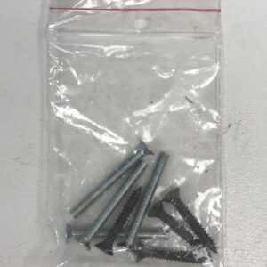 Sinkitty teräsruuvi 4 kpl M5x45 mm, 4 kpl musta teräsruuvi 5x30 mm, ristiuralla senkkikanta (pussi) - purkukolmio.fi