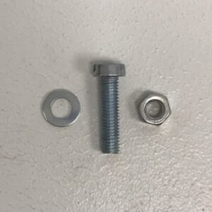 Sinkitty teräsruuvi M5x20 mm, mutteri ja aluslevy 5 kpl - purkukolmio.fi