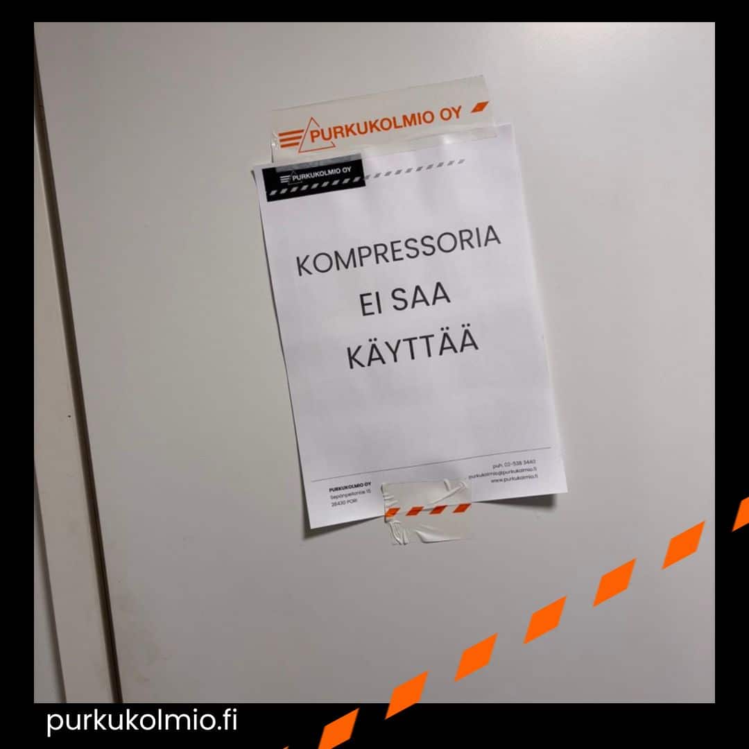Käyttökielto - purkukolmio.fi