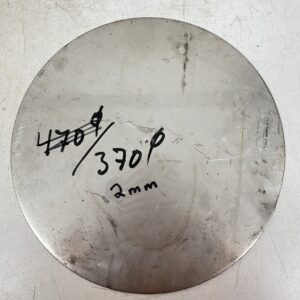 Pyöreä teräslevy Ø 370 mm paksuus 2 mm - purkukolmio.fi