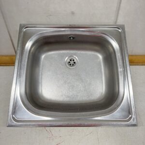 Ruostumaton pesuallas tasoon upotettava 50 cm × 44 cm - purkukolmio.fi