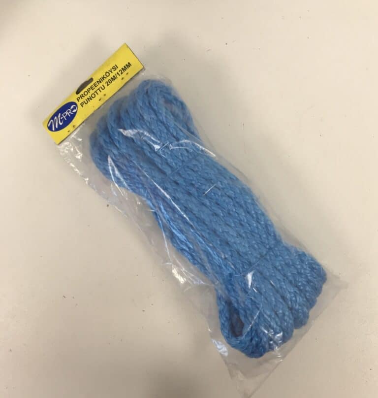 Propeeniköysi 20 m/12 mm punottu - purkukolmio.fi