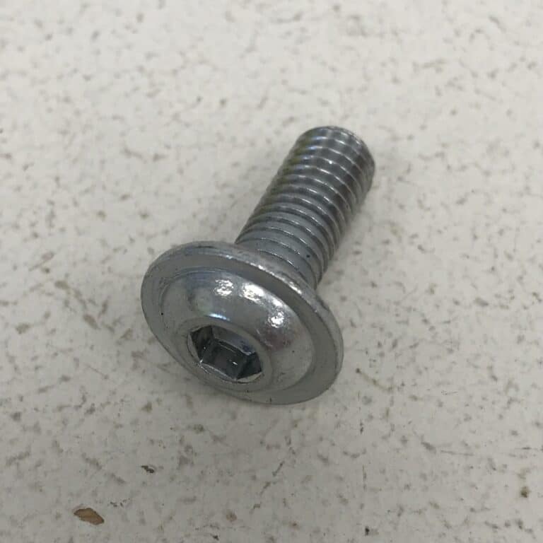 Kuusiokoloruuvi laipalla M6 x 16 mm sinkitty  94 kpl - purkukolmio.fi