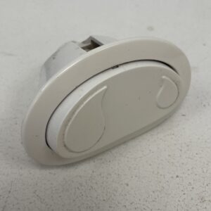 Wc-istuimen vesisäiliön kaksoishuuhtelupainike , valkoinen - purkukolmio.fi