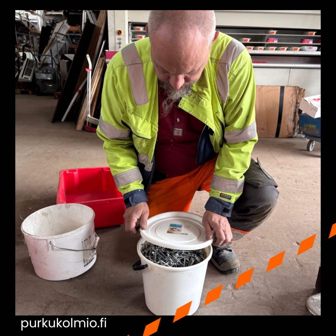 Ämpäritarjous kiinnitystarvikkeita - purkukolmio.fi