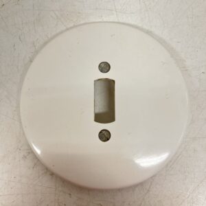 Valaistuksen uppokytkimen pyöreä peitelevy Ø 9 cm - purkukolmio.fi