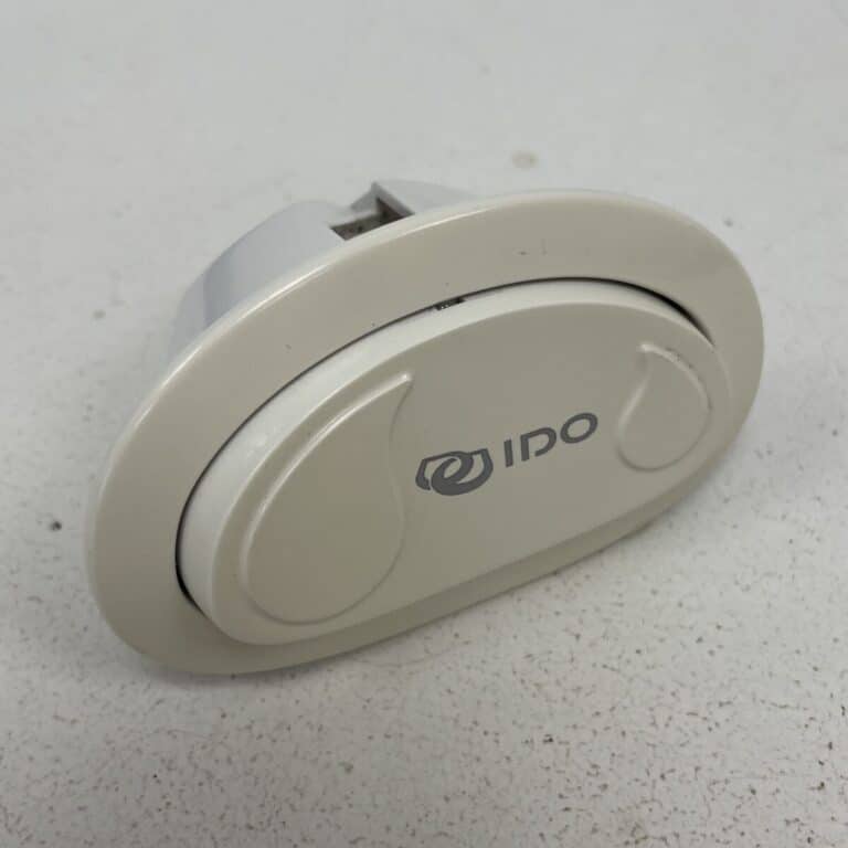 Wc-istuimen vesisäiliön kaksoishuuhtelupainike IDO, valkoinen - purkukolmio.fi