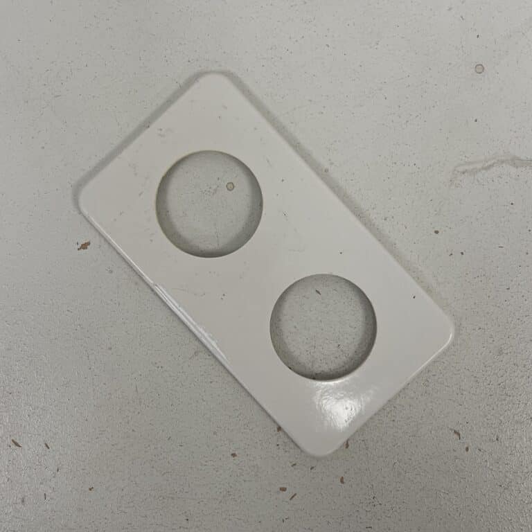 2-osainen sähköpeitelevy valkoinen - purkukolmio.fi