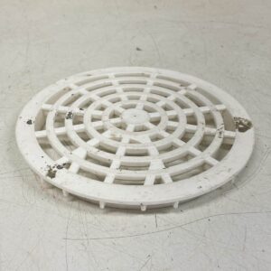 Lattiakaivon ritiläkansi Merika valkoinen muovi ∅ 15 cm - purkukolmio.fi