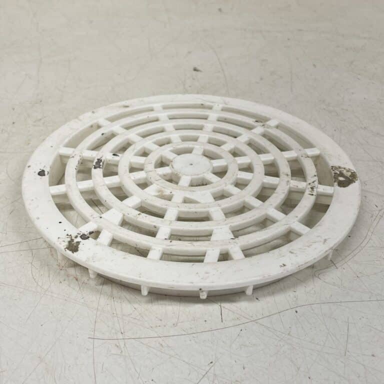 Lattiakaivon ritiläkansi Merika valkoinen muovi ∅ 15 cm - purkukolmio.fi