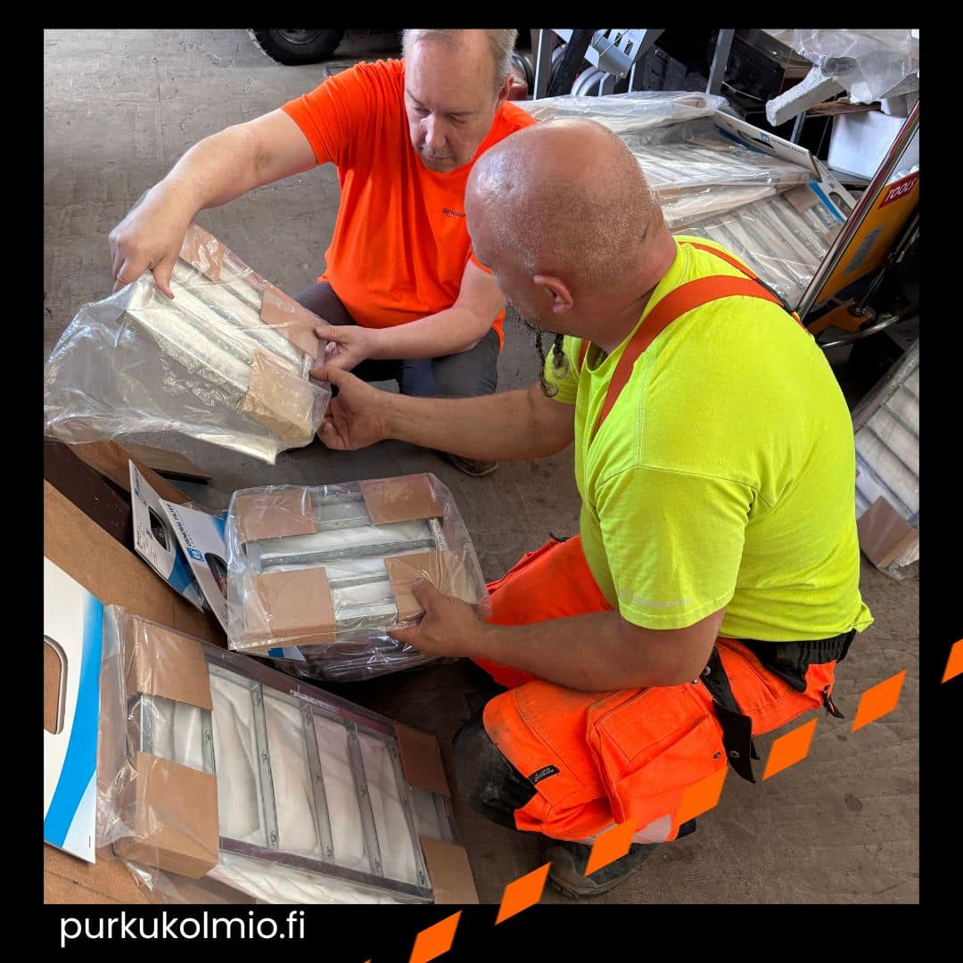 Ilmastointisuodattimia - purkukolmio.fi