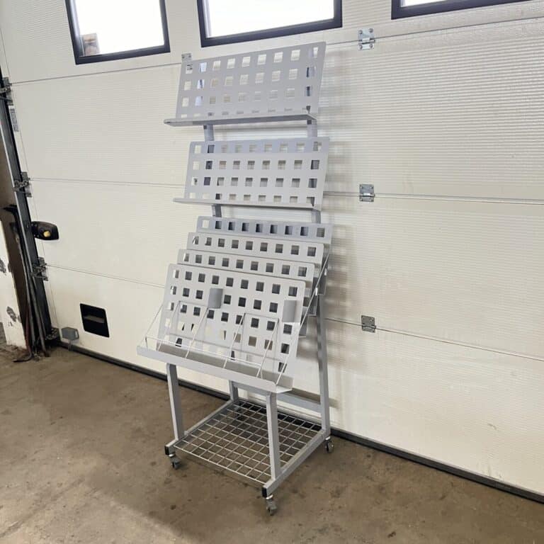 Lehtiteline pyörillä - purkukolmio.fi