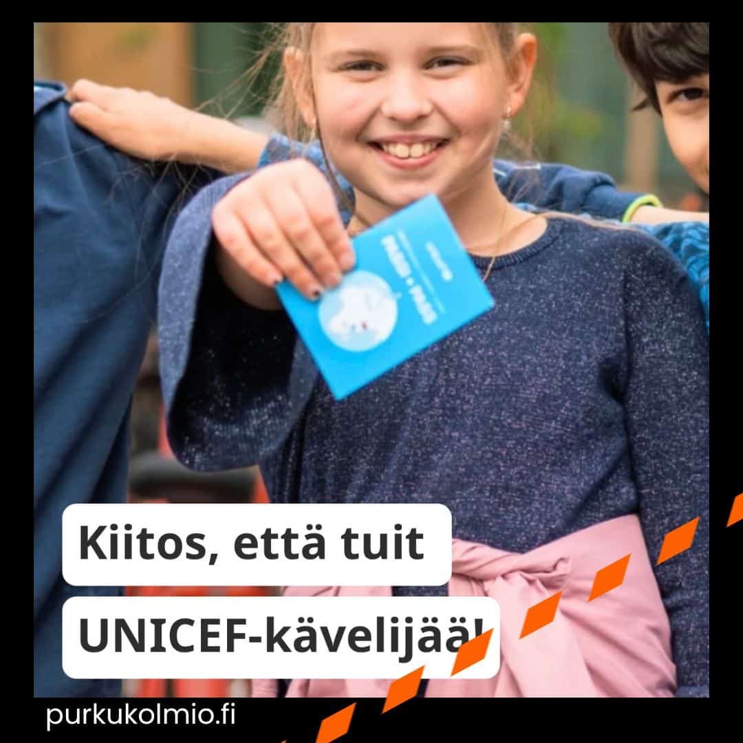 Unicef kävely - purkukolmio.fi