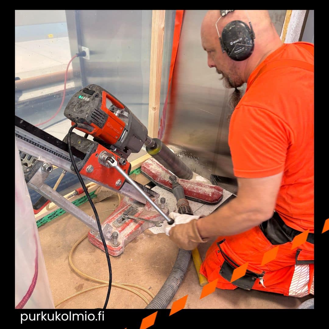 Vinoreikä - purkukolmio.fi