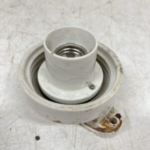 Lasikupuvalaisimen pohja 4561 porsliinia - Purkukolmio.fi