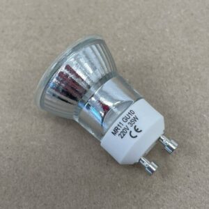 Halogeenilamppu 35W 220V MR11 GU10 - purkukolmio.fi