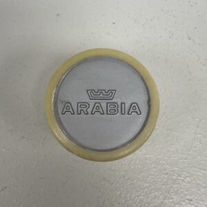 Wc-istuimen vesisäiliön pyöreä vetonuppi Arabia, keltainen - purkukolmio.fi