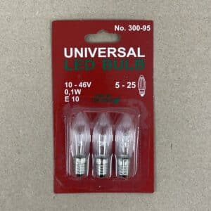 Varalamppu Led 0,1W 10-46V E10 - purkukolmio.fi