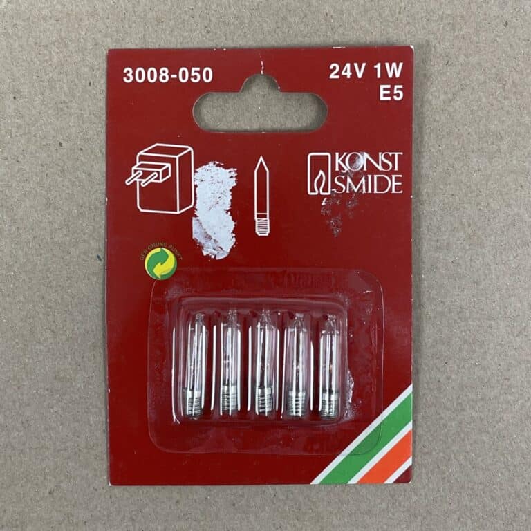 Varalamppu 1W 24V E5 - purkukolmio.fi