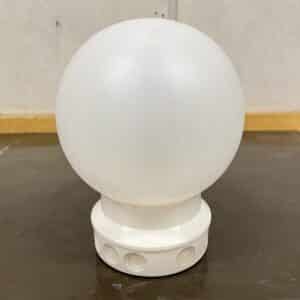 Pyöreä pallovalaisin Ensto muovia Ø 16 cm - Purkukolmio.fi