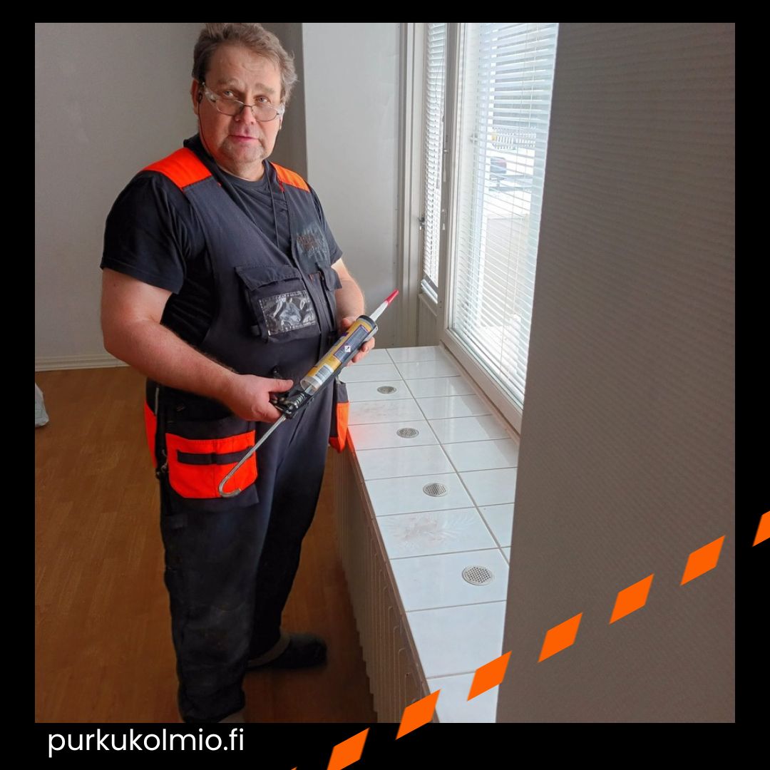 Ikkunapenkkiin tuuletusreikiä - purkukolmio.fi