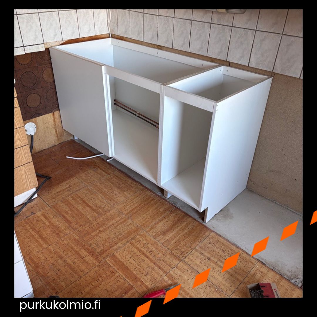 Keittiön miniremppa - purkukolmio.fi