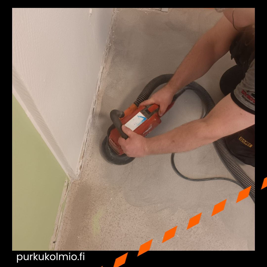 lattian hiontaa - purkukolmio.fi
