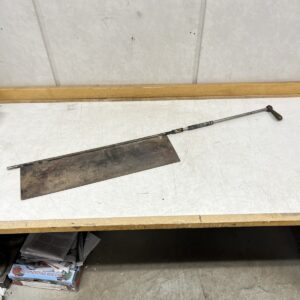 Käännettävä savupelti 50 × 13 cm kääntövarrella ilman kehystä