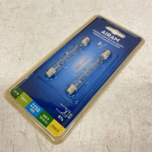 Airam halogeeniputki 240V 120W 2kpl:een paketti