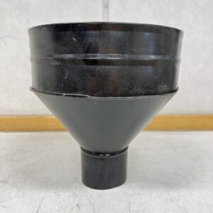 Sadevesikourun suppilo musta Ø 100 mm:n putkelle