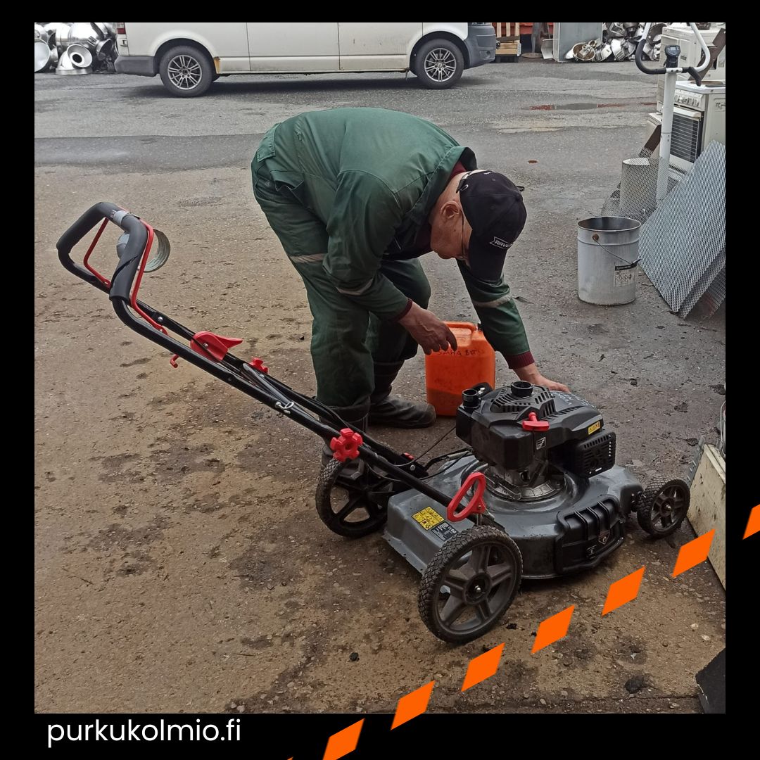 Ruohonleikkurin tutkintaa - purkukolmio.fi