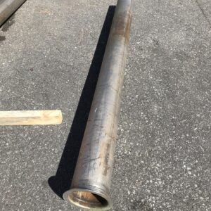 Ruostumaton putki Ø 211 mm pituus 2024 mm - purkukolmio.fi