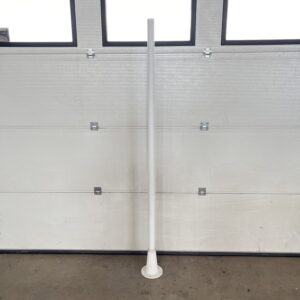 Valaisinpylväs valkoinen 187 cm - purkukolmio.fi