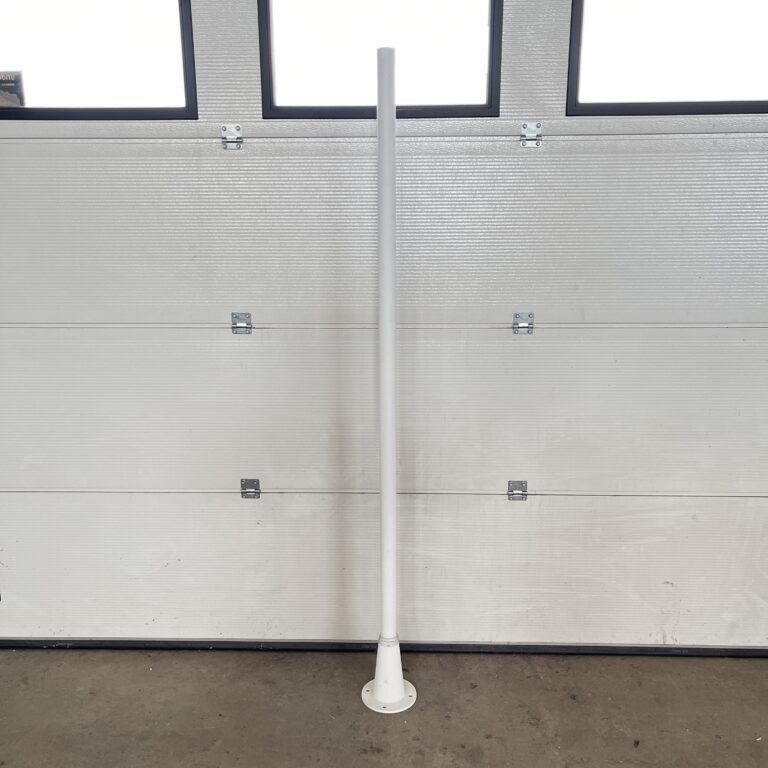 Valaisinpylväs valkoinen 187 cm - purkukolmio.fi