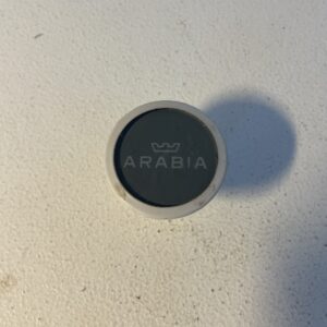 Wc-istuimen vesisäiliön pyöreä vetonuppi Arabia, valkoinen - Purkukolmio.fi