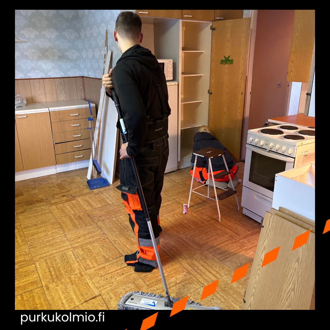 Keittiö puhdistuu - purkukolmio.fi