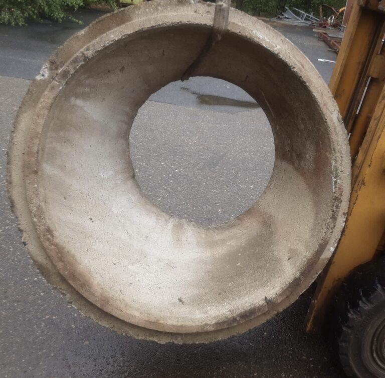 Betoninen kaivonrengas kartio 106/70 cm - purkukolmio.fi
