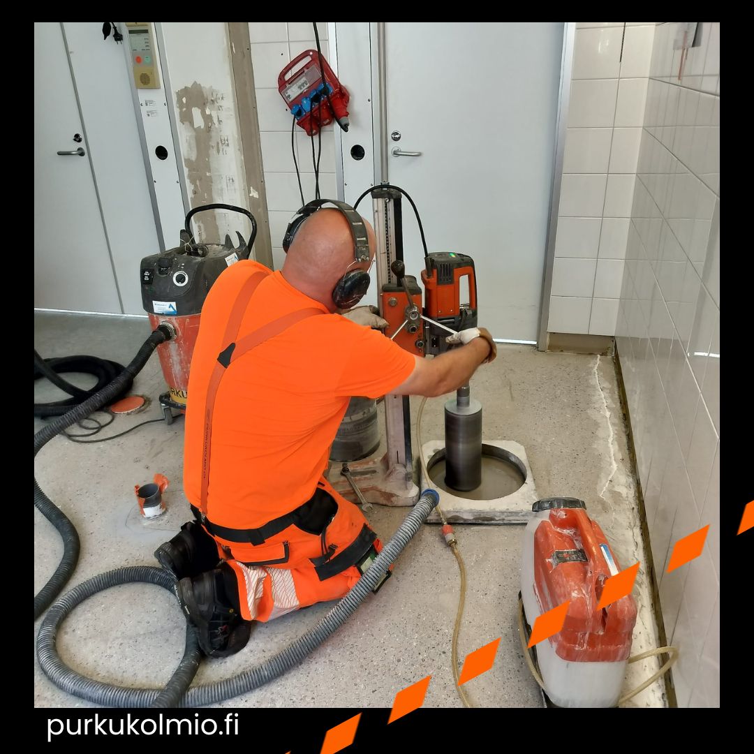 Kuulumisia meiltä 2 diamond drilling - purkukolmio.fi