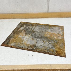 Teräslevy 430 x 350 x 1,5 mm ruosteinen