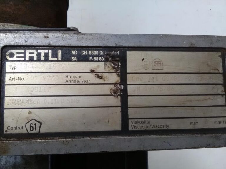 Öljypoltin Œrtli OEP10V