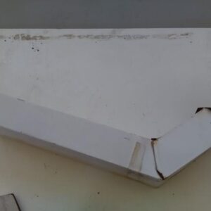 Sadevesikourun neliskanttinen mutka 13x8 cm - Purkukolmio.fi